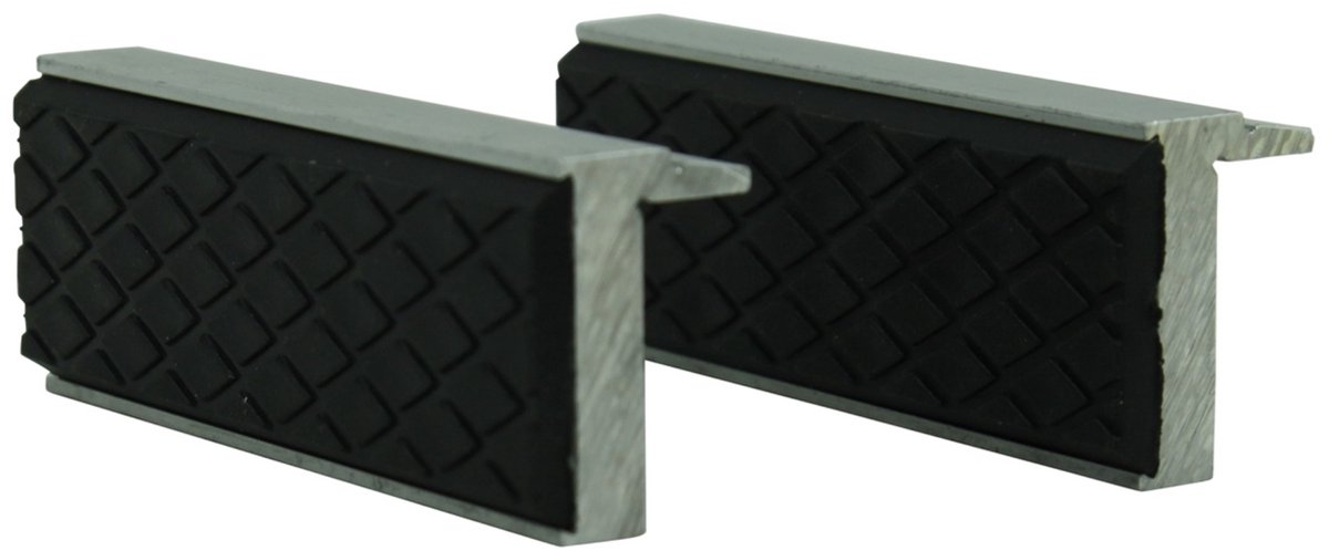 Benson Zachte magnetische bankschroefkaken - 75 mm - diamant patroon - set van 2