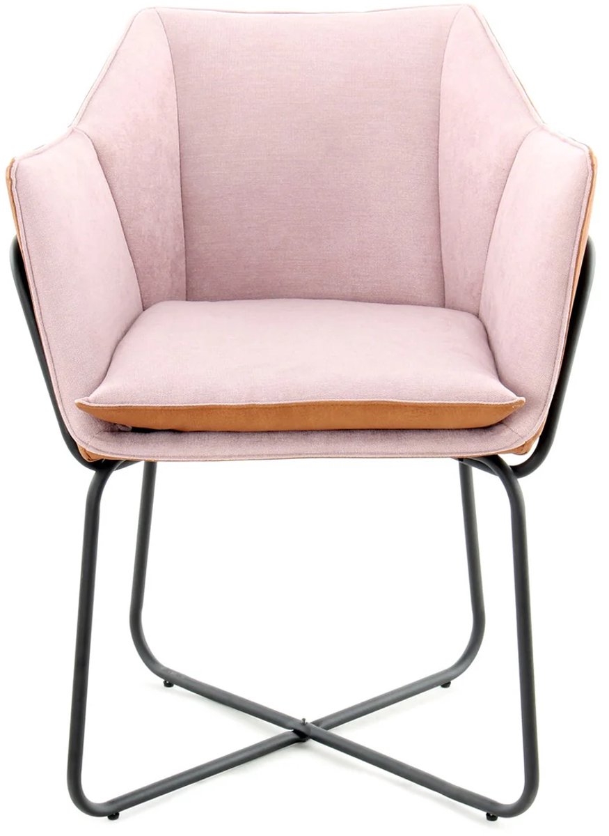 Kayoom Marietta Lounge Stoel| Eetkamerstoelen| Woonkamer, Eetkamer| Hoog Zitcomfort | Pastel Violet /Terracotta