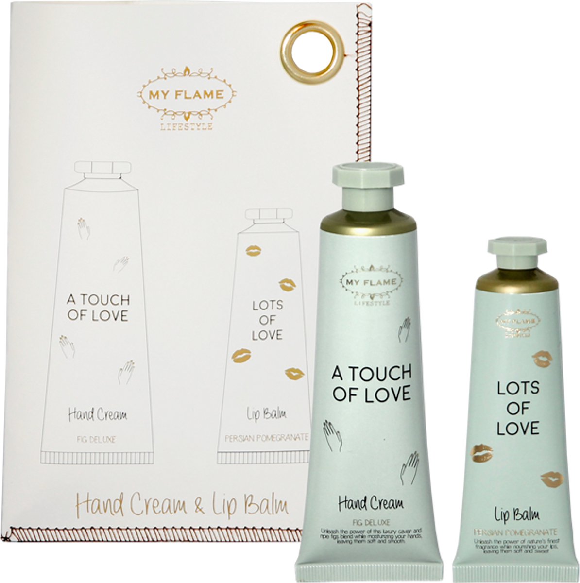 My Flame - Hand cream & Lip Balm - A touch of love - Lots of love