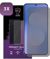 3x MobyDefend privacy glass screenprotector, extra stevig 9H, krasbestendig.