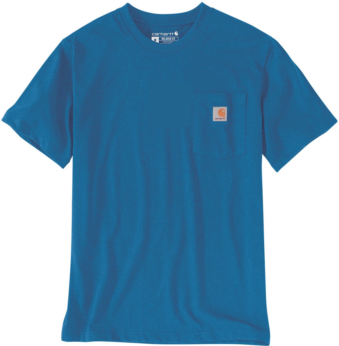 CARHARTT kleding Carhartt T-shirt met zakje Blauw