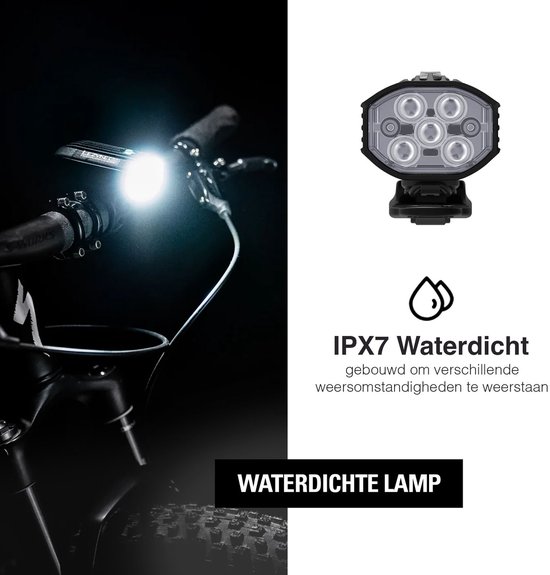 Lezyne Fusion Drive Pro 500+ Satin Voorlamp - Fietsverlichting - Voorlicht fiets - Fietslamp USB-C oplaadbaar - Waterdicht - 500 lumen - 6 standen - Zwart — afbeelding 4