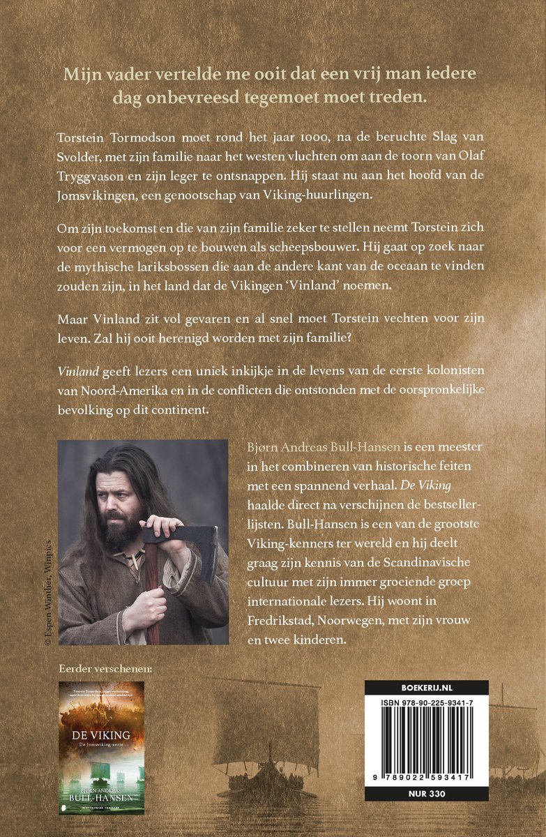 Vinland - back cover