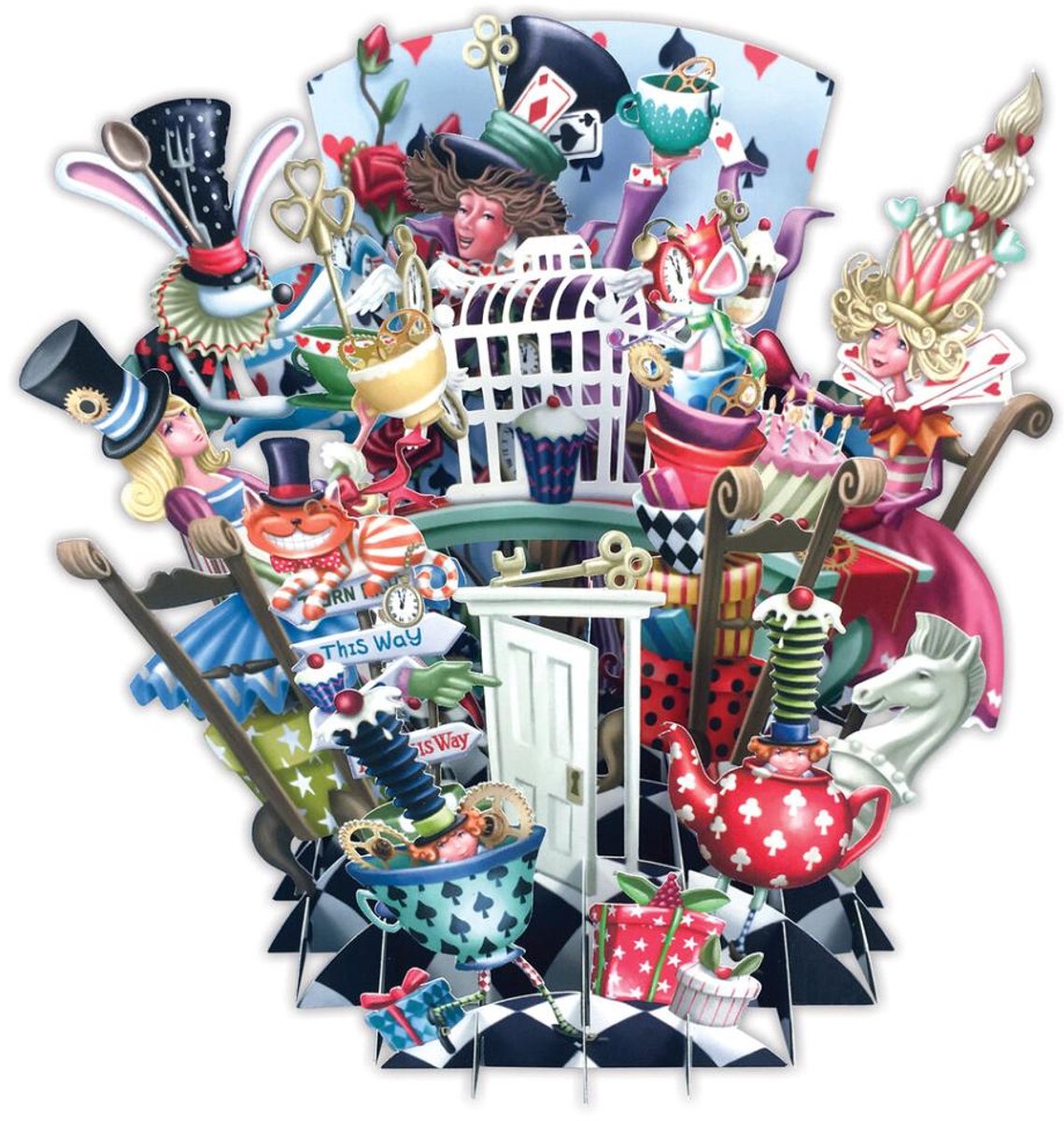 Paper d'Art ''party'' Happy Birthday 3D Pop Up Greeting Card