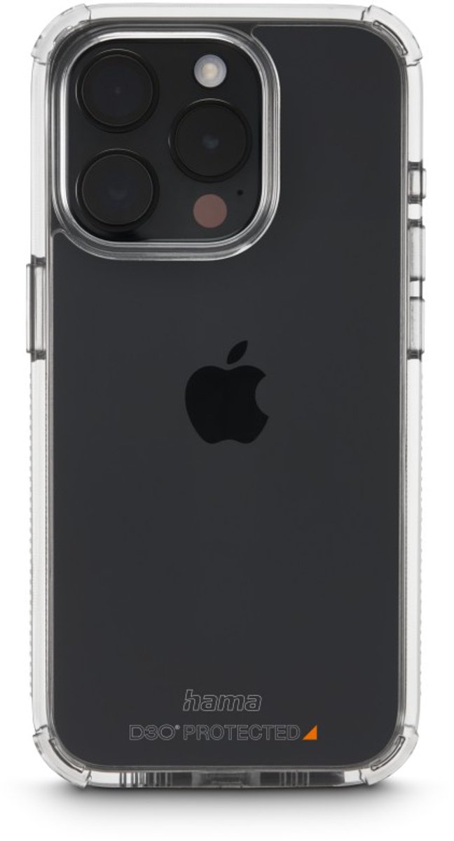 Hama hoesje geschikt voor Iphone 15 Pro - Extreme Protect cover - Transparant