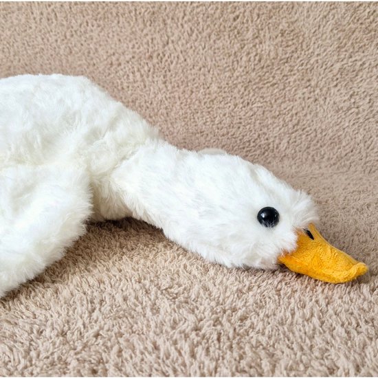 Rammelaartje - babyknuffel - Zachte knuffelgans - Gilly Goose van Little Dutch — afbeelding 2