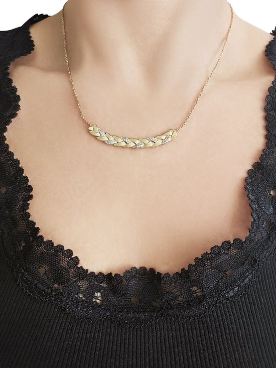 Geboortejaar ketting, 18k verguld geboortejaar nummer hanger ketting