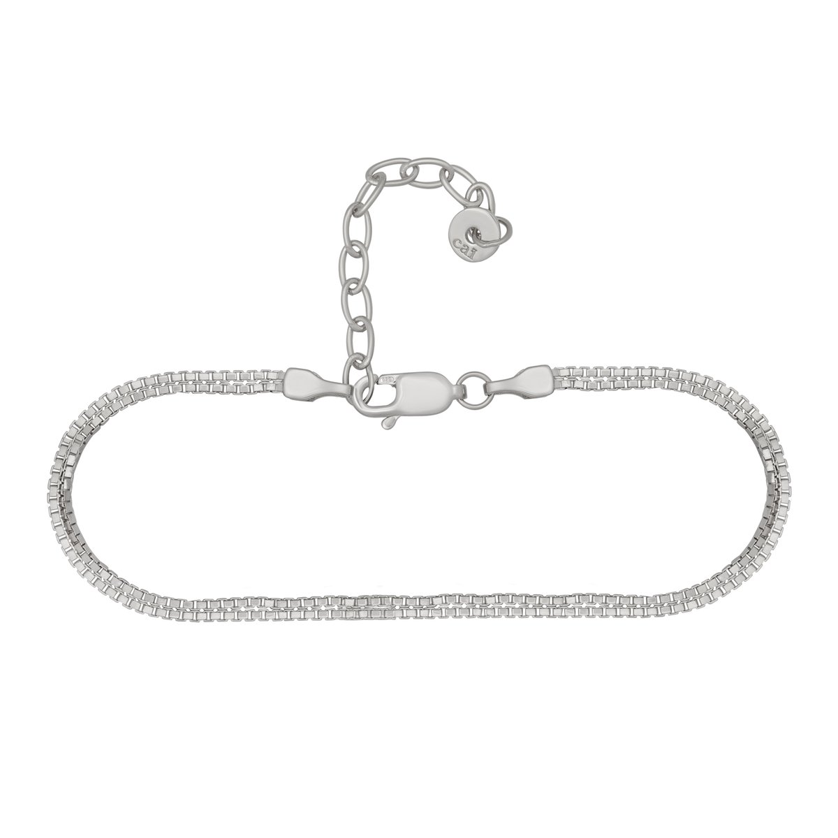 Caï Dames Armband 925 sterling zilver Zilver One Size Zilver 32016393