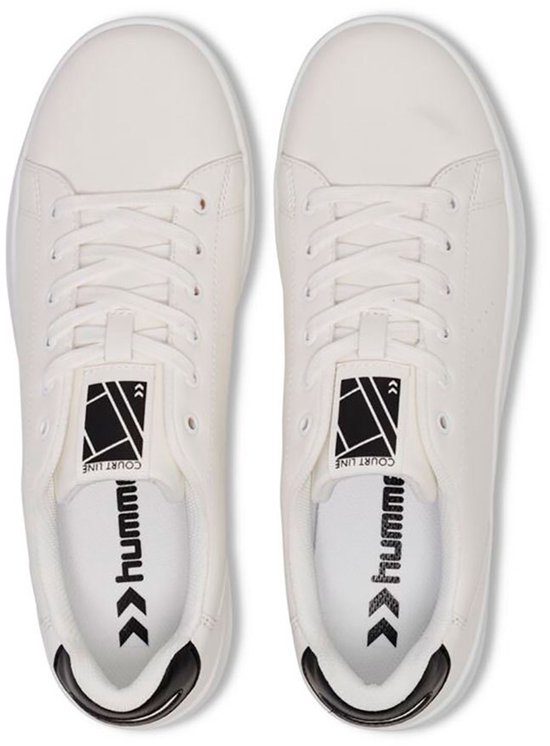 Baskets de sport unisexes Hummel Court Line vegan 225943 blanc