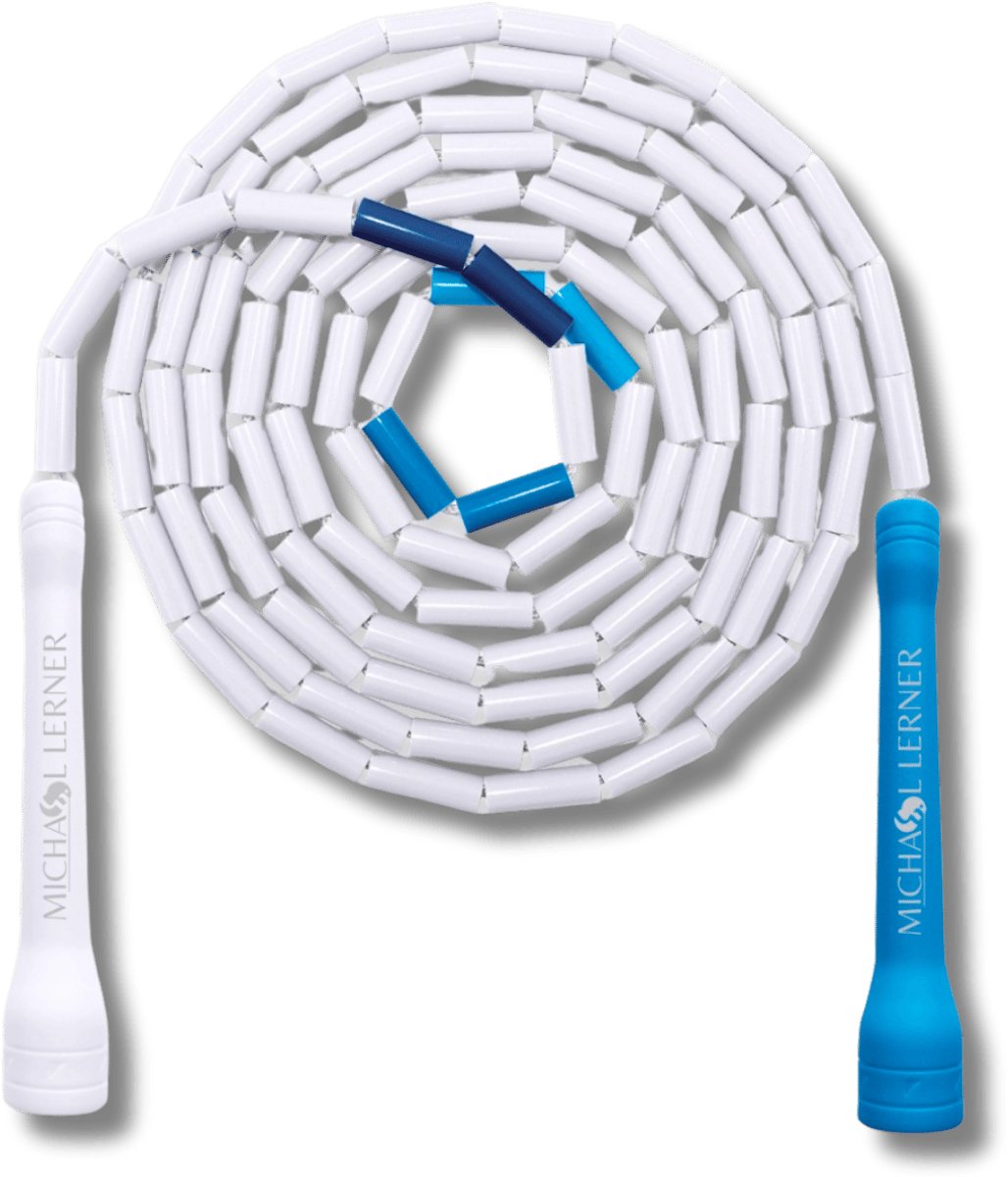Elevate Rope Professioneel Beaded Springtouw - Verstelbare Jump Rope - Touwtje Springen voor Volwassenen en kinderen - Beaded rope - Conditie & Trucs - Binnen & Buiten Skipping Rope - Fitness Springtouwen