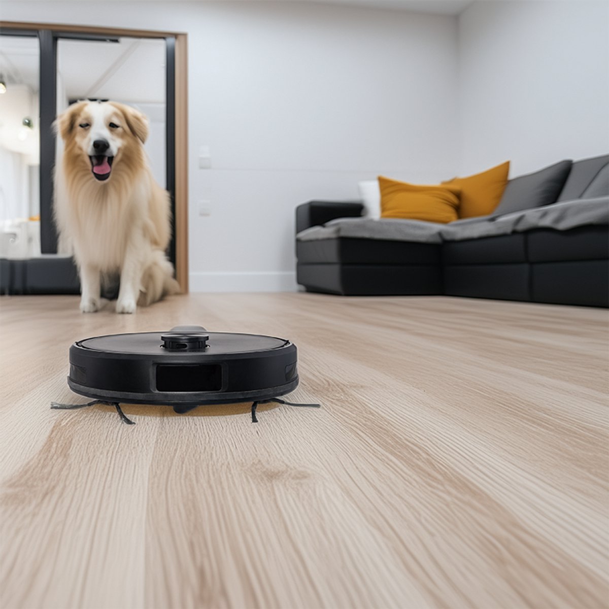 Zoef Robot robotstofzuiger Bep 5.0 - geschikt voor dierenharen - 15.000Pa zuigkracht - met oplaadstation - robotstofzuiger huisdieren - robot vacuum - uitgebreide mapping - verschillende zuigkrachten — afbeelding 5