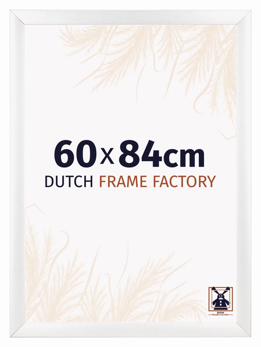 Fotolijst 60x84 cm - MDF - Wit Mat - Praag