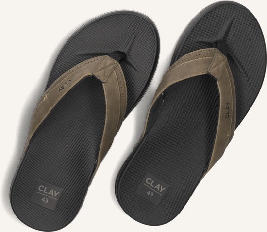 CLAY Slippers Clay003 - Homme - Vert - Taille 48