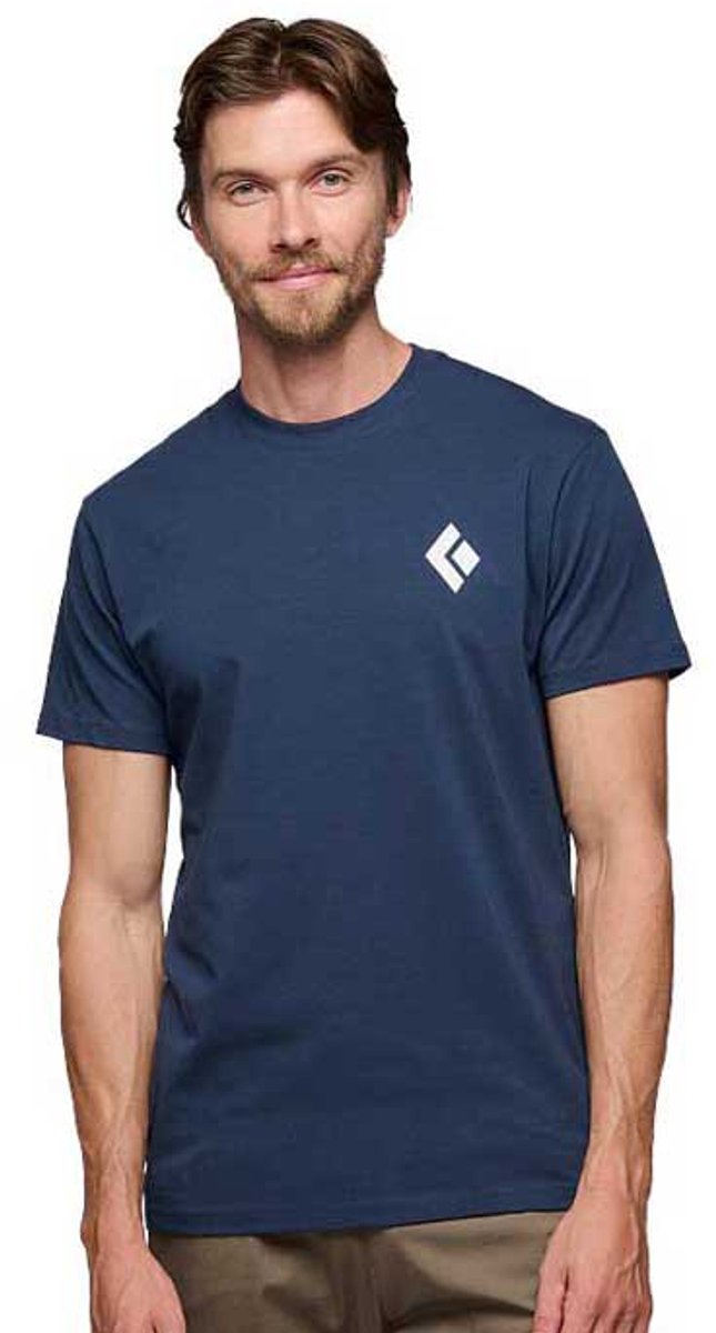Diamond Equipment For Alpinists T-shirt Met Korte Mouwen XL Man Indigo