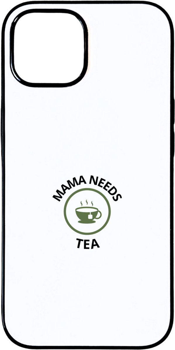 Hacebo® - mama needs tea telefoonhoesje - mama die thee nodig heeft - telefoonhoesjes - Moeder cadeautjes - moederdag - verjaardagscadeau - verjaardag - cadeau - geschenk - kado - gift - moeder artikelen - hoesje geschikt voor iPhone 15