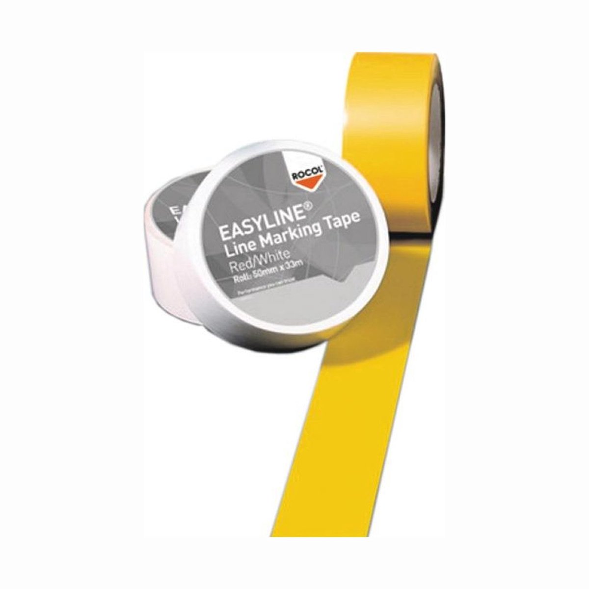 Rocol RS56001 RS56001 Markeringstape EasyTape Geel (l x b) 33 m x 50 mm 1 stuk(s)