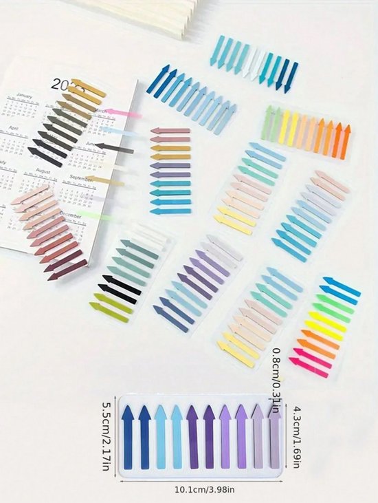 Index Tabs Sticky Notes – 200 stuks – Autumn Spice – Tab Stickers ...