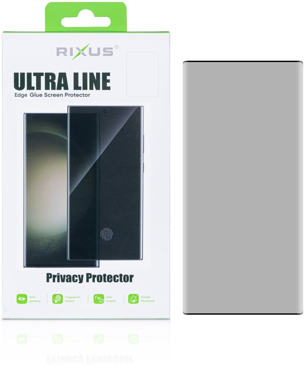 Rixus Privacy Ultra Line Tempered Glass For Samsung Galaxy S24 Ultra