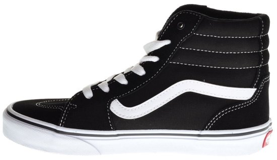 Baskets pour femmes Vans YT Filmore Hi Garçons - Noir/ White - Taille 30