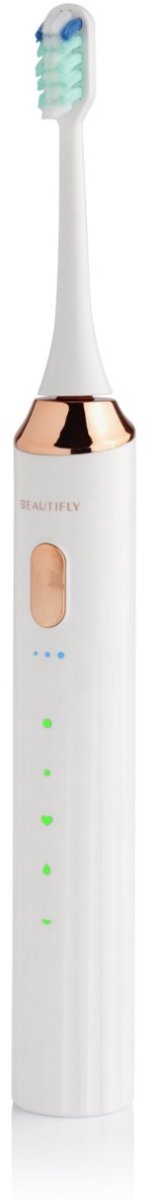Beautifly Elektrische Tandenborstel - White Smile sonic - Oplaabaar - Batterijduur tot 45 dagen - Wit