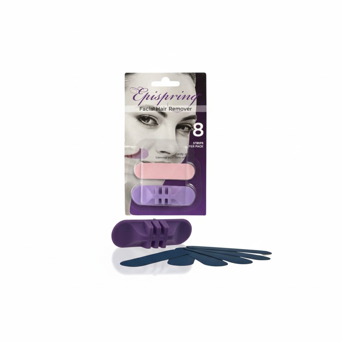 Epispring - Pijnloze gezichtsontharing 8 strips - Ontharingstrips - Gezicht - Bovenlip - Pijnloos