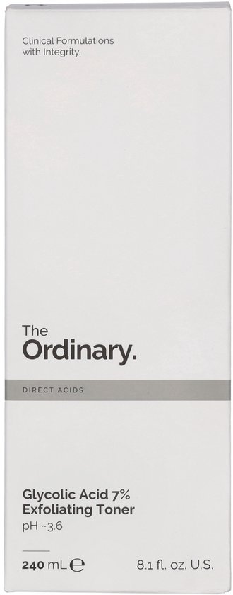 The Ordinary Glycolic Acid 7% Toning Solution - 240ml | bol