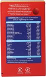 Achterkant verpakking met samenstelling: Dagravit Fit 50+ multivitaminen.