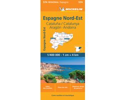 Michelin 574  España Noreste: Cataluña/Catalunya, Aragón, Andorra
