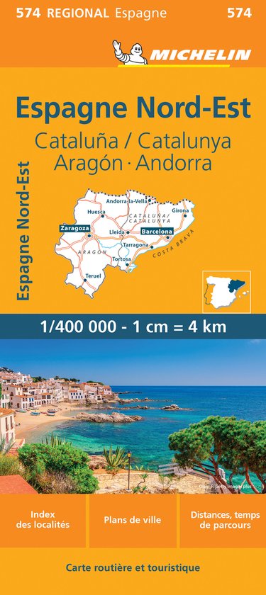 Michelin 574  España Noreste: Cataluña/Catalunya, Aragón, Andorra