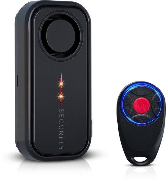 Securely Fietsalarm 2025 Model – 120 dB – Anti-Diefstal Alarmsysteem met Afstandsbediening – 3 Geluidsniveaus & 7 Gevoeligheidsstanden – Waterdicht – Universeel voor Fiets, E-Bike & Scooter