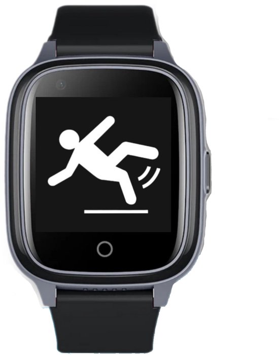 Wiesba WB32A - GPS Horloge Senior - GPS Horloge voor Ouderen - Persoonlijke alarmen - alarm horloge ouderen - GPS Horloge Alzheimer - Valdetectie - Personenalarmering met SOS knop Alarmknop - Persoonlijk alarm