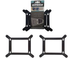 Stealthmounts - Opladerhouder Voor Makita 18v Lxt Snellader Dc18rc - Zwart - 2-pack