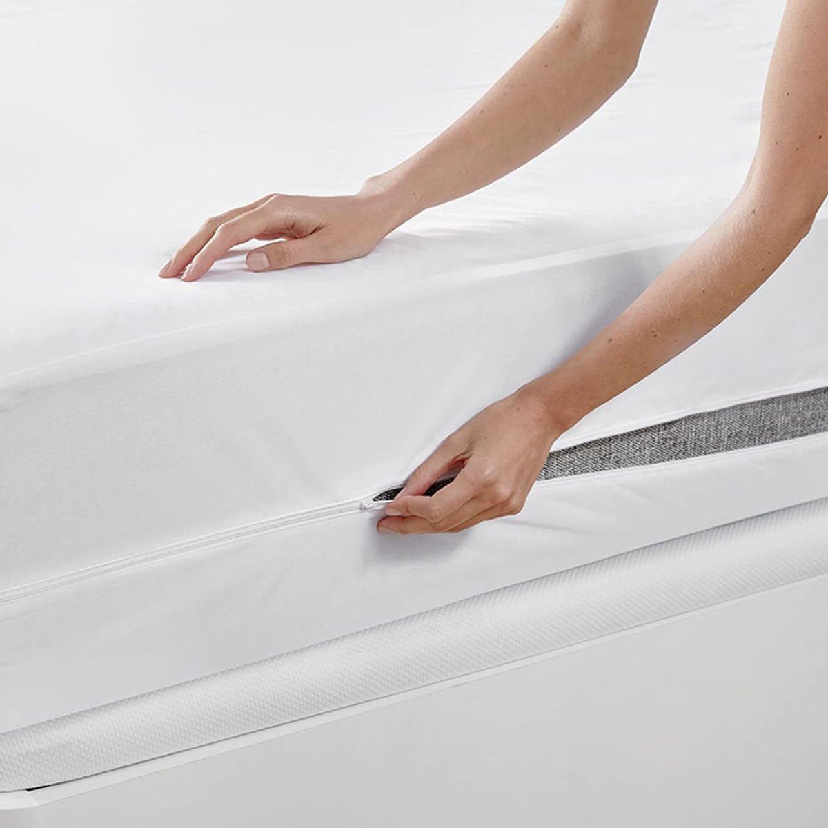 Zavelo Luxe Matrasvernieuwer met Rits - 100% Waterdicht-Lits-jumeaux (160x200 cm)