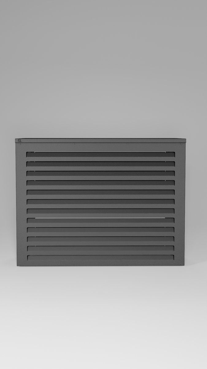 Coverup airco omkasting compleet X-large breed anthraciet 170x130x75cm