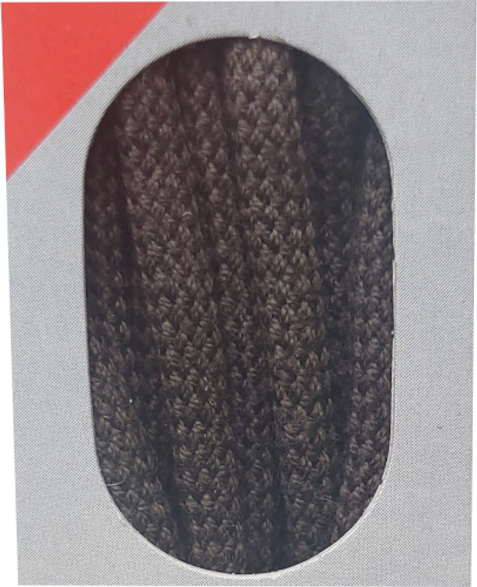 Bob Veter - Donker Bruin - Sport Rond - Koord Veters - Lengte 90 cm - Dikte 3,5 mm - Schoenveter