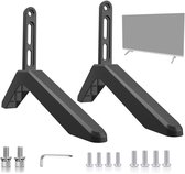 Generic TV-wandmontage TV-standaard, Universele Tafelblad-tv-standaard Met Ontwerp Met Meerdere Beschermingen Tafelblad Tv Basis Past Op 32 55 Inch Tvs Met Belasting Van 77 Lbs Max Vesa 600 X 400 Mm