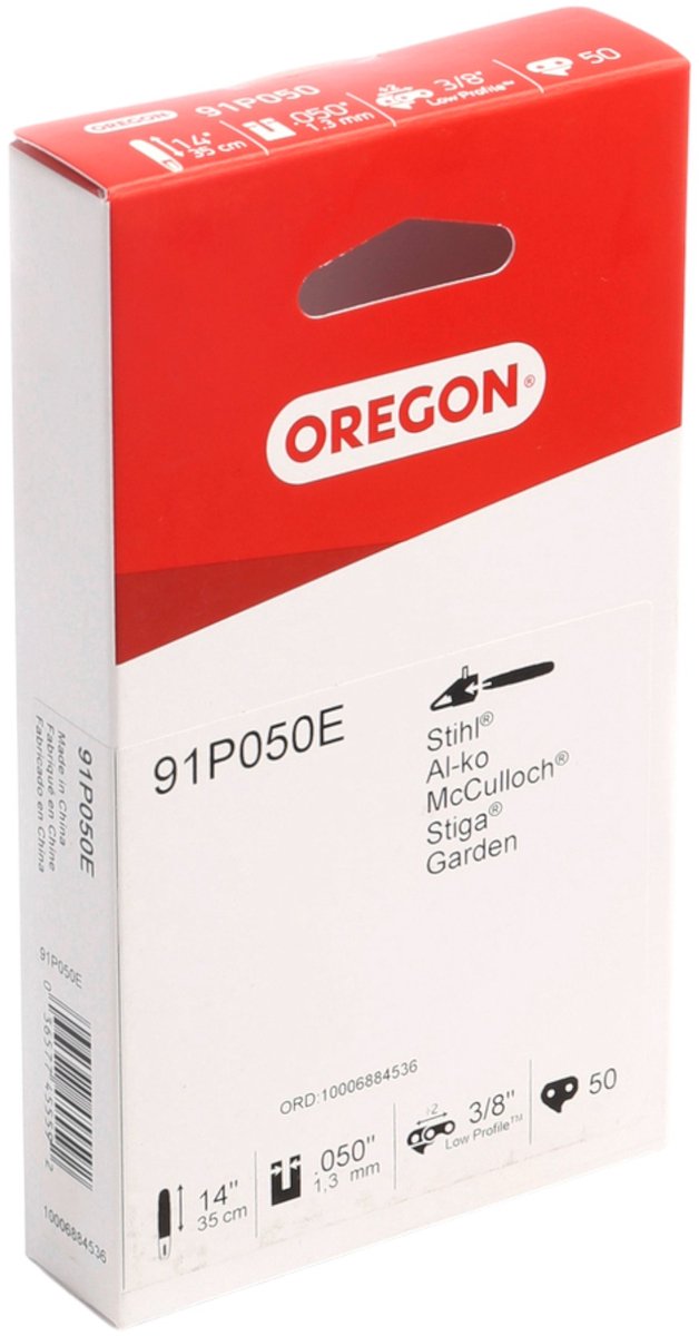 Oregon 91P050E zaagketting Xtraguard 35 cm 3/8" LP 1,3 mm 50 TG