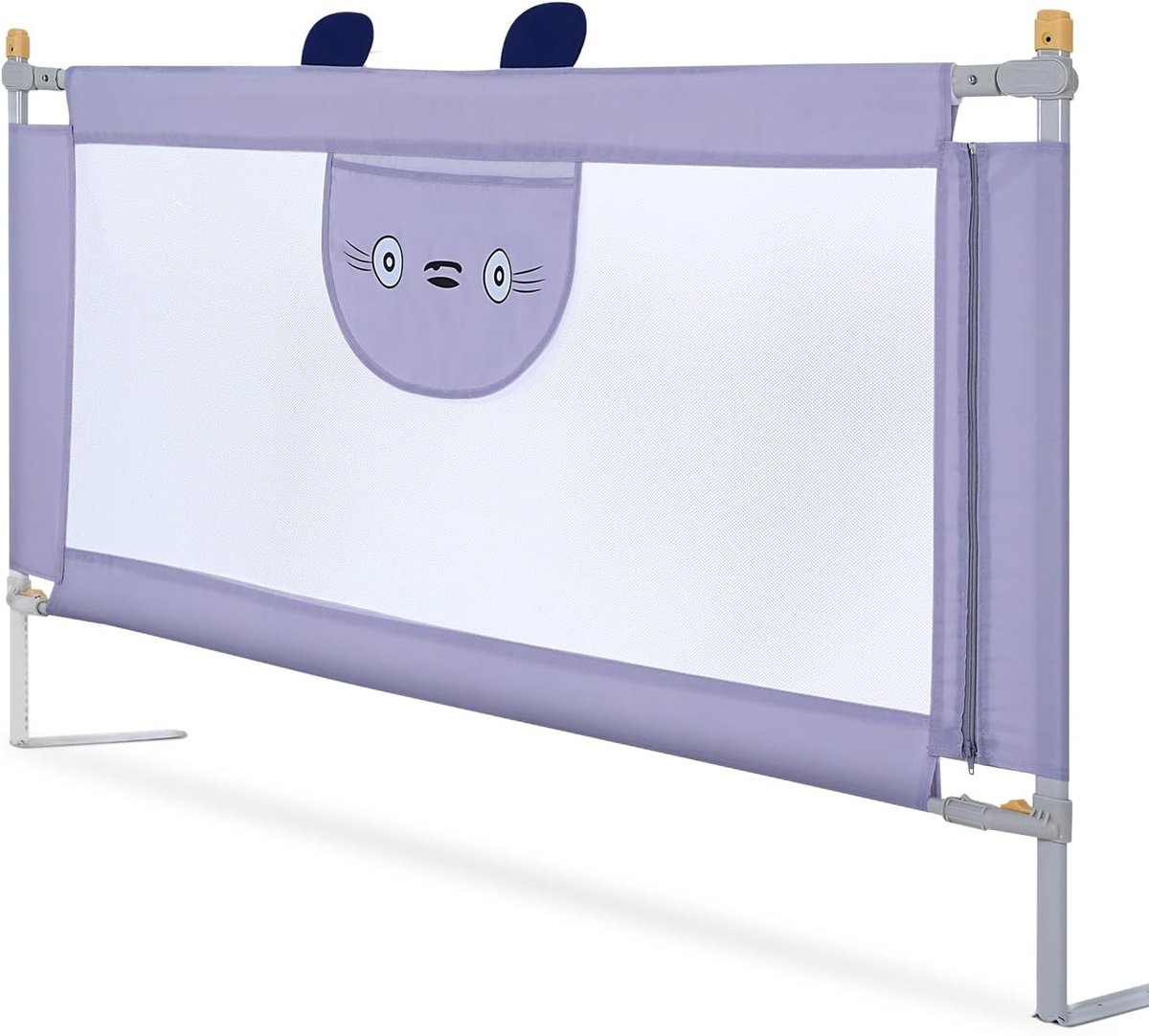 Bedhekje voor Kinderen - Verstelbaar Babybed Bescherming - Verbeterde Verticale Hefmechanisme - Dubbel Vergrendelingssysteem (1.5m)