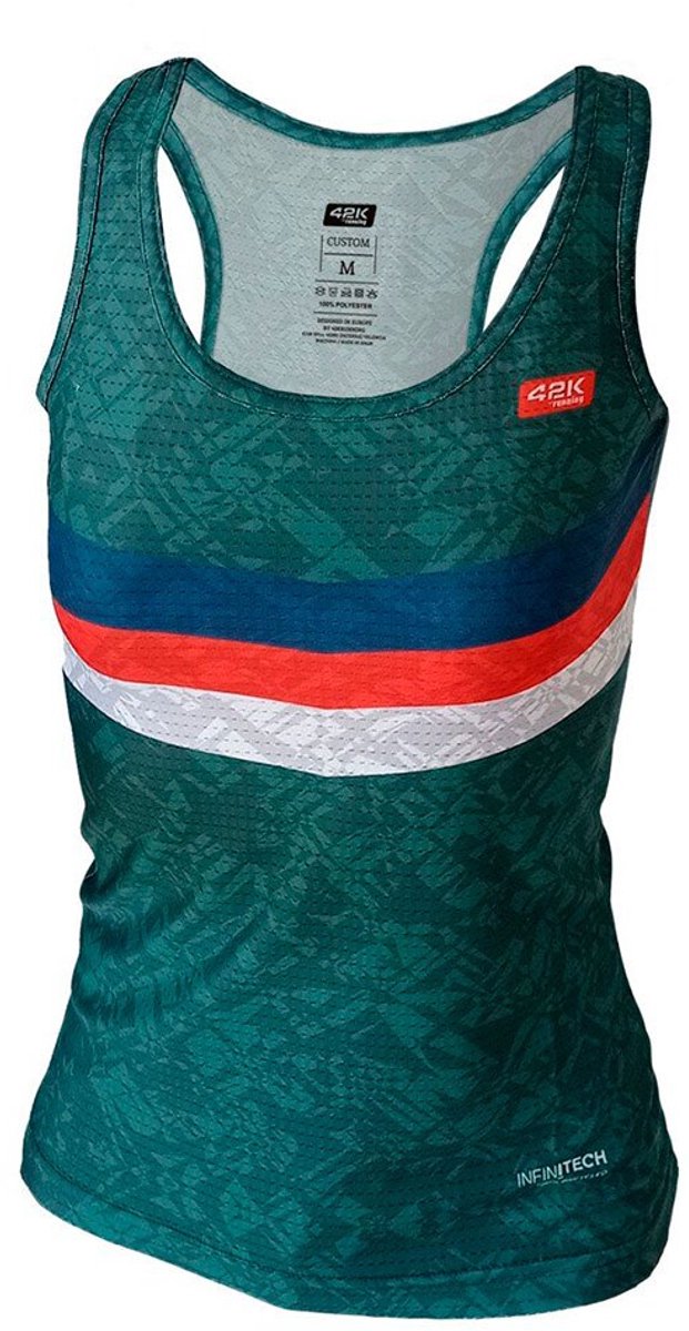 42k Running 1973 Mouwloos T-shirt Groen L Vrouw