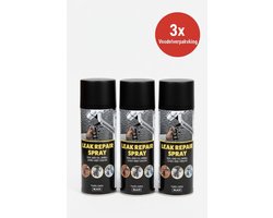 Leak Repair Spray – Voordeelverpakking 3 stuks – 400 ml per bus – Weerbestendige afdichtingsspray voor lekkages, scheuren & kieren – Flexibele coating – Overspuitbaar