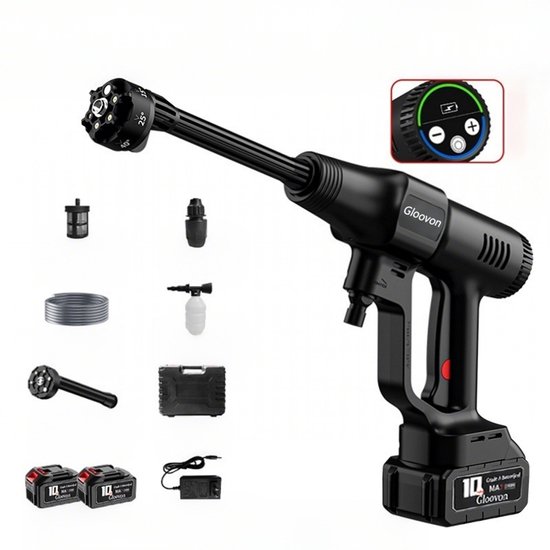Elektrische Schuimsproeier Voor Auto – 2L, Draadloos, Oplaadbaar, 1300mAh, Ideaal Voor Autowassen, Planten En Tuin 2 miniatura