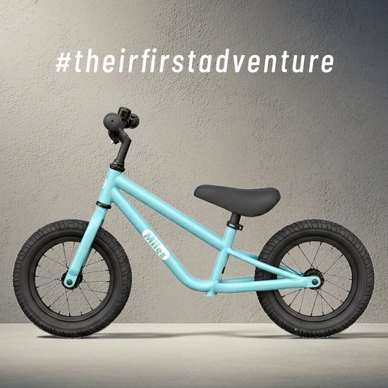 Miles Loopfiets – Ocean Blue – 1,5 tot 4 jaar – Mat Blauw