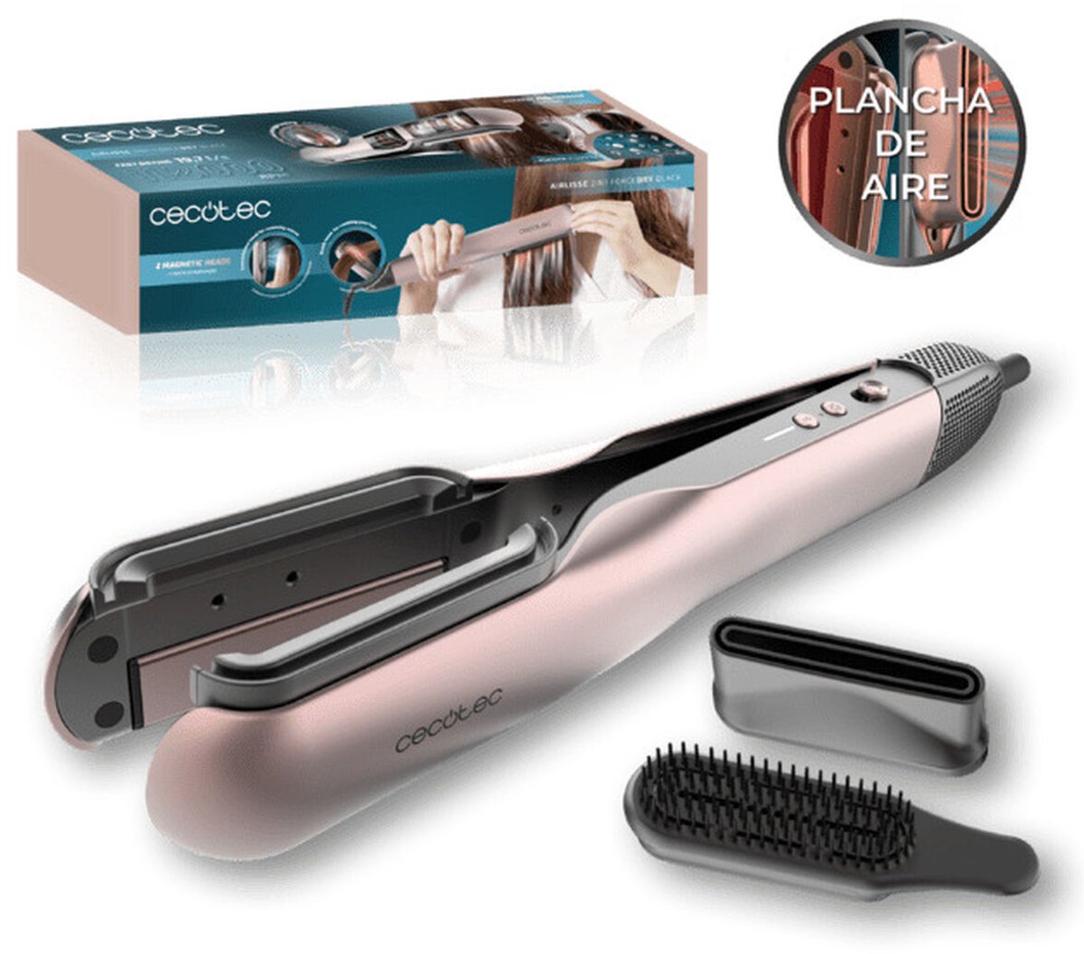 Stijltang Cecotec 111301 Zwart 1200 W