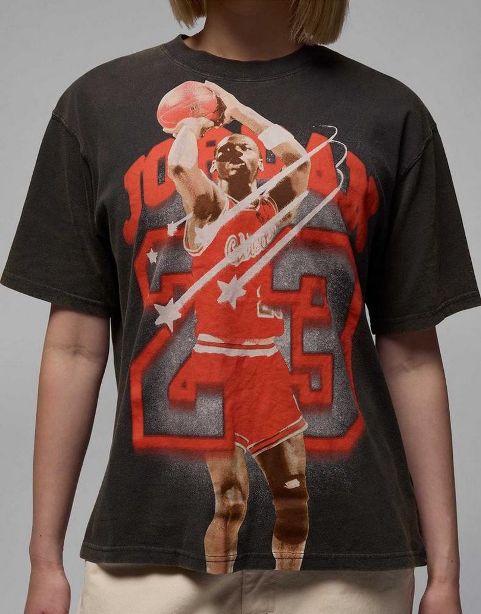 Nike Jordan T-shirt Dames – Basketbal Zwart