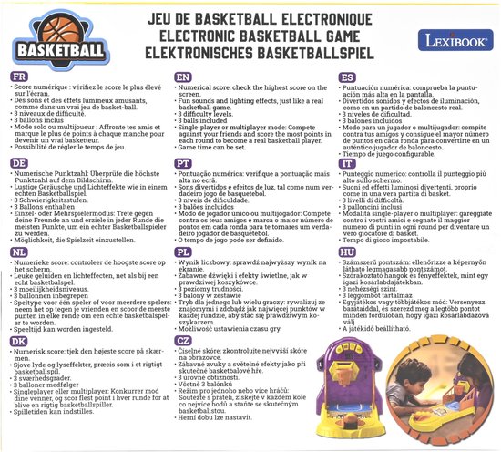Jeu de Basketball Électronique avec effets lumineux et sonores
