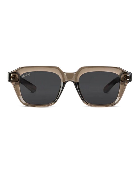 Herling - Jensen - Zonnebril - Soft Taupe Grey - Unisex - UV400-bescherming - Inclusief Luxe Etui van Herling - Jensen — afbeelding 2
