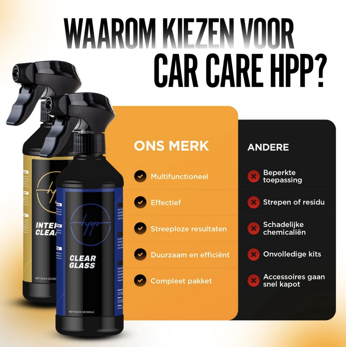 Car Care HPP Interieur Reinigingspakket - Interieurreiniger voor Auto - Auto was set - Autowassen - Auto Detailen - Autoschoonmaakmiddel - Glas reiniger - Microvezel droogdoek - detail set van 2 brushes Autoschoonmaakmiddel – foto 5