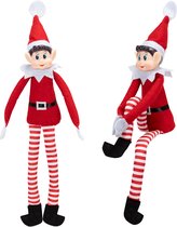 Mienocol Kerstelfe pop baby elf in rek kerstbaby kleine kerst zelf