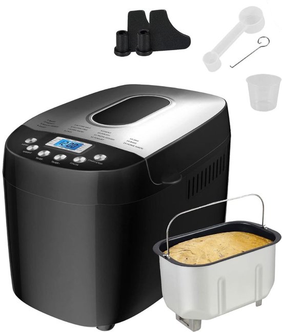 broodbakmachine - Keramisch - Broodmachine - 850 W - zwart | bol