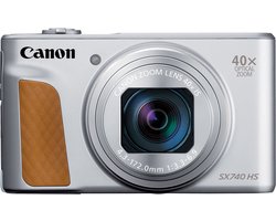 Canon PowerShot SX740 HS Lite Edition - Compactcamera - 20,3 MP - 40x Optische Zoom - 4K Video - Kantelbaar Scherm - Zilver